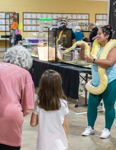 Snake at the Gulf Coast Exotic Animal Expo